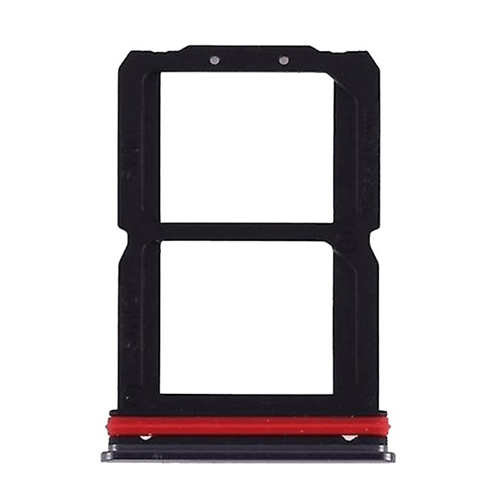 Dual SIM Tray for OnePlus 7 - Color:Black