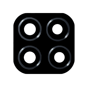 Camera Lens for Xiaomi Redmi 9C - Color: Black