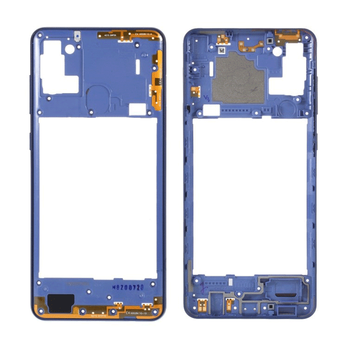 Middle Frame with Flex για Samsung Galaxy A41 A415F - Color: Prism Crush Blue