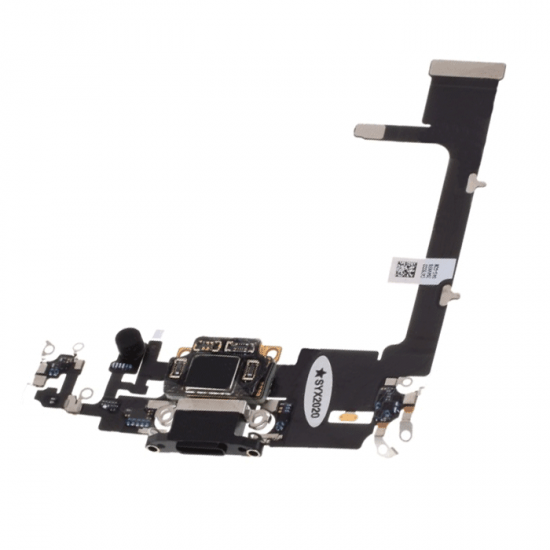 Καλωδιοταινία Φόρτισης / Charging Flex για Apple IPhone 11 Pro - Χρώμα: Μαύρο