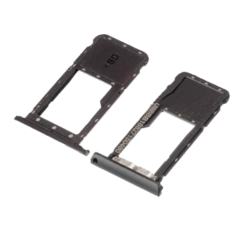 Single SIM Tray and SD for Huawei Mediapad T5 10 AGS2-W09 / AGS-L09  - Color: Black