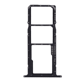 SIM Tray Dual SIM and SD for Huawei Y5 2019 - Color: Black
