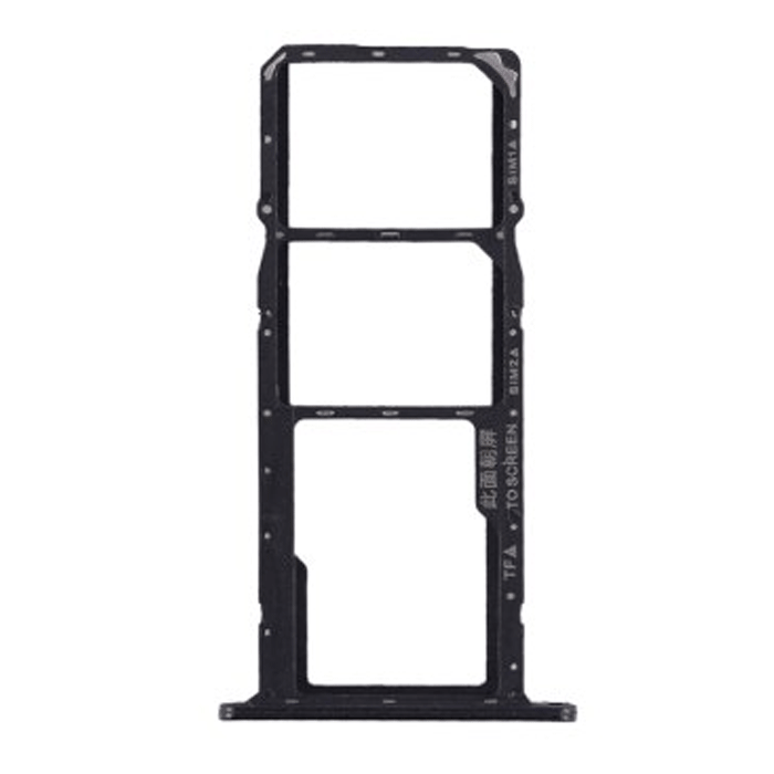 SIM Tray Dual SIM and SD for Huawei Y5 2019 - Color: Black