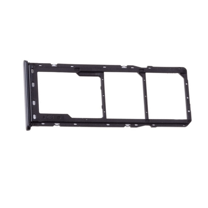 SIM Tray Dual SIM and SD for Samsung Galaxy A21S A217F - Color: Black