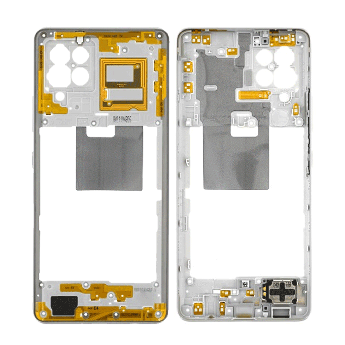 Original Middle Frame for Samsung Galaxy Α42 5G A426 GH97-25855B - Color: White