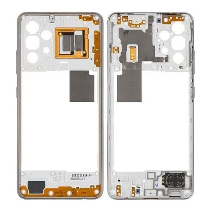 Original Middle Frame for Samsung Galaxy Α32 4G A325 GH97-26181B - Colour: White