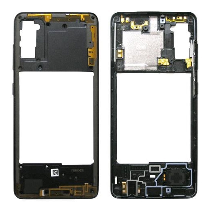 Original Middle Frame for Samsung Galaxy Α41 A415 GH98-45511A - Colour: Black
