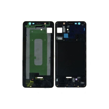 Original Front LCD Frame for Samsung Galaxy A7 2018 A750 GH98-43588A - Colour: Black