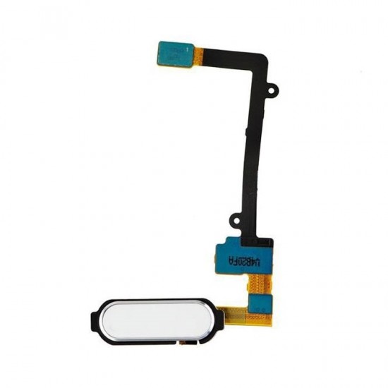 Καλωδιοταινία Κεντρικού Κουμπιού / Home Button Flex για Samsung Galaxy S6 G920f - Χρώμα: Λευκό