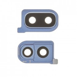 Τζαμάκι κάμερας (Camera Lens) με Πλαίσιο για Samsung Galaxy A40 A405F - Χρώμα: μπλε