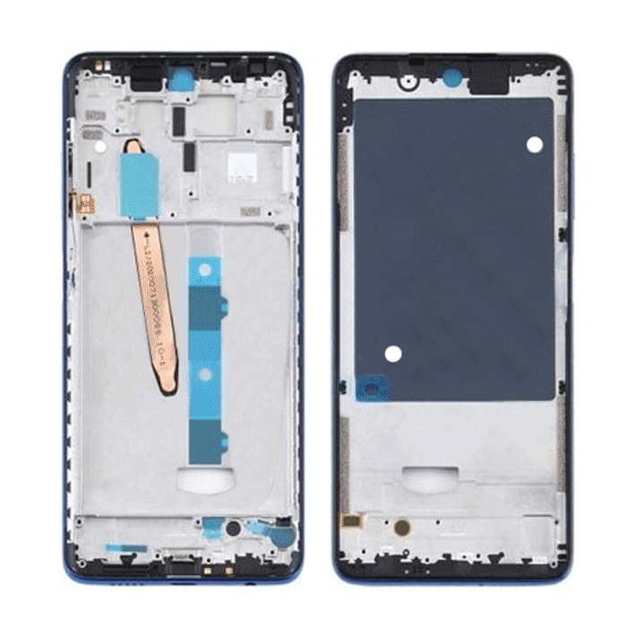 Front LCD Frame for Xiaomi Poco X3 Pro - Color: Blue