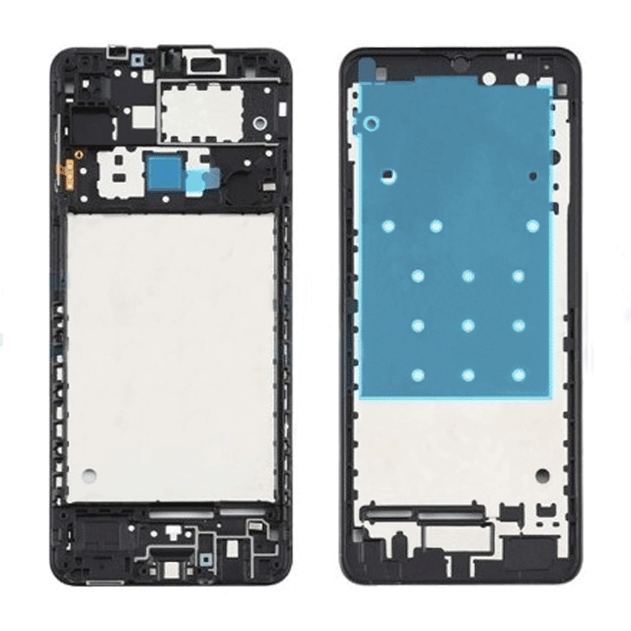 Front LCD Frame for Samsung Galaxy A12 A125F - Color: Black