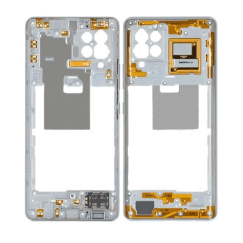 Middle Frame for Samsung Galaxy A42 5G - Color: White