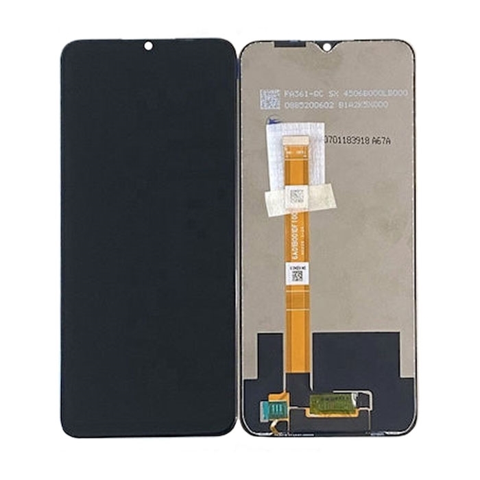 OEM Complete LCD for Realme 7i (Camera in The Center) - Color: Black
