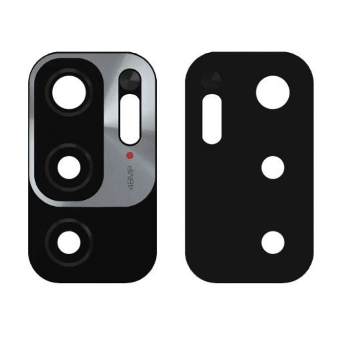 Camera lens for Xiaomi Redmi Note 10 5G - Color: Black