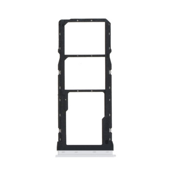 Dual SIM and SD (SIM Tray) for Samsung Galaxy A11 A115 - Color: White