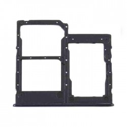 Υποδοχή Κάρτας Dual SIM και SD (SIM Tray) για Samsung Galaxy A41 A415 - Χρώμα: Μαύρο