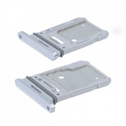 Υποδοχή Κάρτας Dual SIM και SD (SIM Tray) για Samsung Galaxy S20 FE G780 - Χρώμα: Cloud White