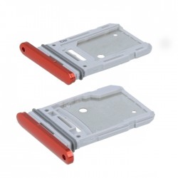 Υποδοχή Κάρτας Dual SIM και SD (SIM Tray) για Samsung Galaxy S20 FE G780 - Χρώμα: Cloud Red