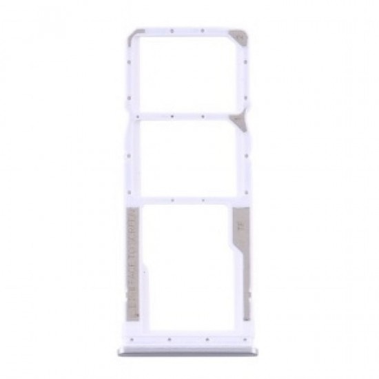 Υποδοχή κάρτας Dual SIM και SD Tray για Xiaomi Redmi Note 9s / Note 9 Pro - Χρώμα: Glacier White Υποδοχή κάρτας Dual SIM και SD Tray για Xiaomi Redmi Note 9s / Note 9 Pro - Χρώμα: Glacier White