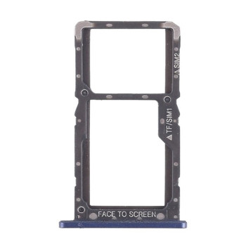 Dual SIM Tray for Xiaomi Poco F1 - Color: Blue