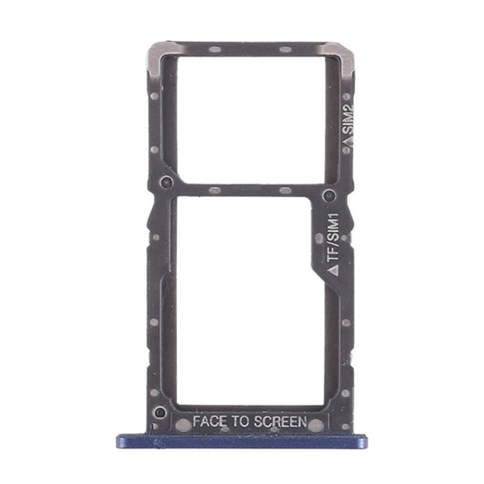 Dual SIM Tray for Xiaomi Poco F1 - Color: Blue