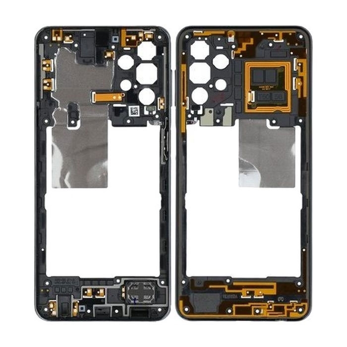 Original Middle Frame for Samsung Galaxy Α32 5G A326 GH97-25939A - Χρώμα: Μαύρο