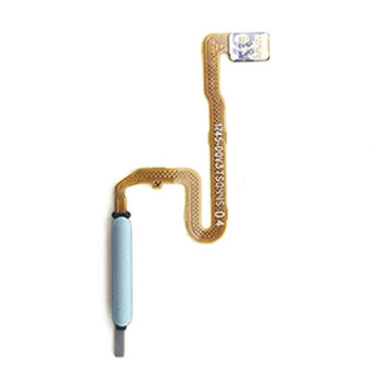 Καλωδιοταινία με Κεντρικό Πλήκτρο & Fingerprint Sensor Flex για Xiaomi Redmi Note 10 Pro 5G - Χρώμα: Λευκό