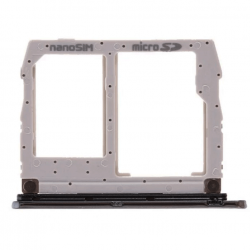 Υποδοχή Κάρτας SIM Tray για LG Q60 - Χρώμα: Μαύρο