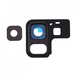 Τζαμάκι κάμερας (camera lens) για Samsung Galaxy A8 2018 A530F - Χρώμα: Μαύρο