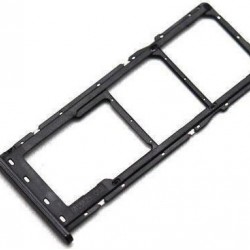 Υποδοχή Κάρτας SIM Tray για Samsung A03S - Χρώμα: Μαύρο