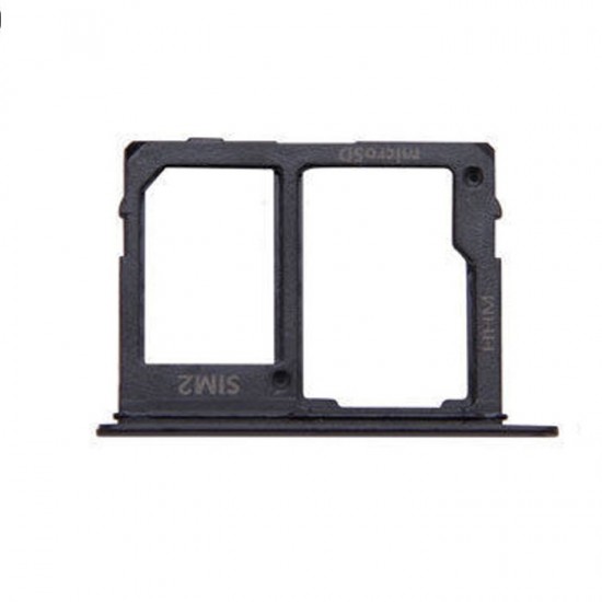 Υποδοχή Κάρτας Dual SIM και SD (SIM Tray) για Samsung Galaxy A6 Plus 2018 A605F - Χρώμα: Μαύρο Υποδοχή Κάρτας Dual SIM και SD (SIM Tray) για Samsung Galaxy A6 Plus 2018 A605F - Χρώμα: Μαύρο