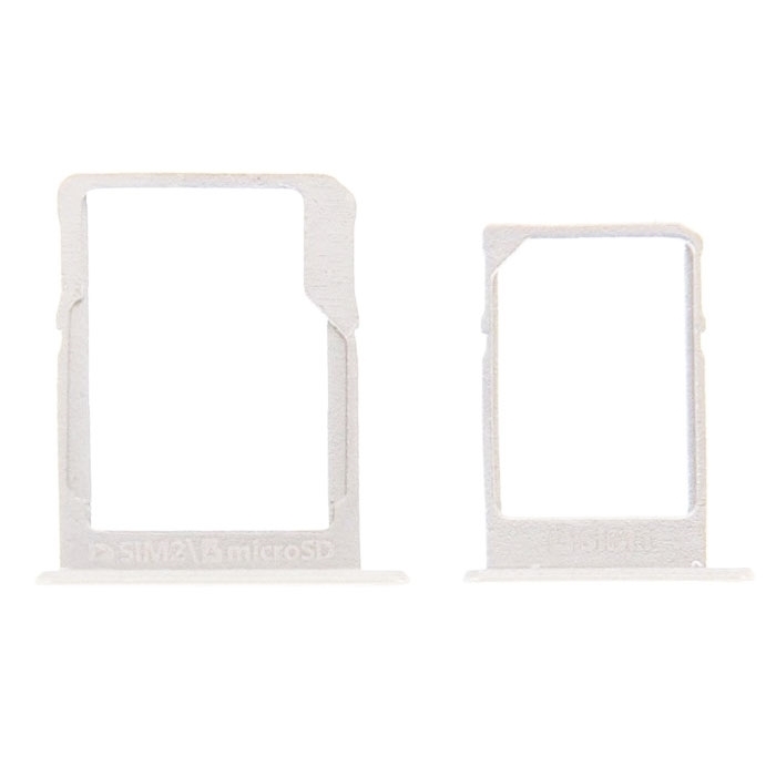 Dual SIM and SD Card Slot (SIM Tray) for Samsung Galaxy A3 2015 A300F / A5 2015 A500F / A7 2015 A700F - Color: White