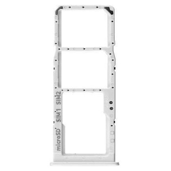 Dual SIM and SD Card Slot (SIM Tray) for Samsung Galaxy A30S A307F - Color: White