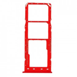 Υποδοχή κάρτας Single SIM Tray για Samsung Galaxy A10 A105 / A10S A107F - Χρώμα: Κόκκινο