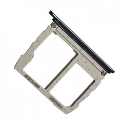 Υποδοχή Κάρτας SIM Tray για LG K50 - Χρώμα: Μαύρο