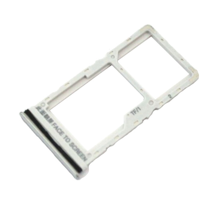 Dual SIM and SD Tray for Xiaomi Mi A3 - Color: Silver