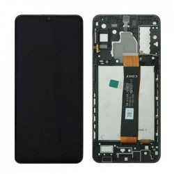 OLED Οθόνη LCD με Μηχανισμό Αφής και πλαίσιο για Samsung  Galaxy A32 4G A325 Χρώμα: Μαύρο