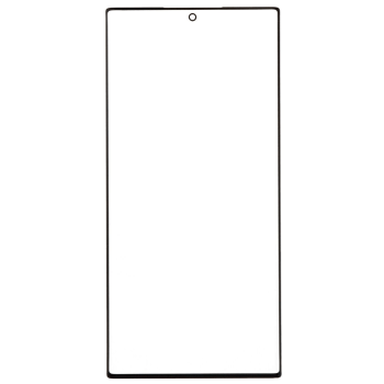 Screen glass Lens With OCA For Samsung Galaxy S22 Ultra S908B - Color: Black