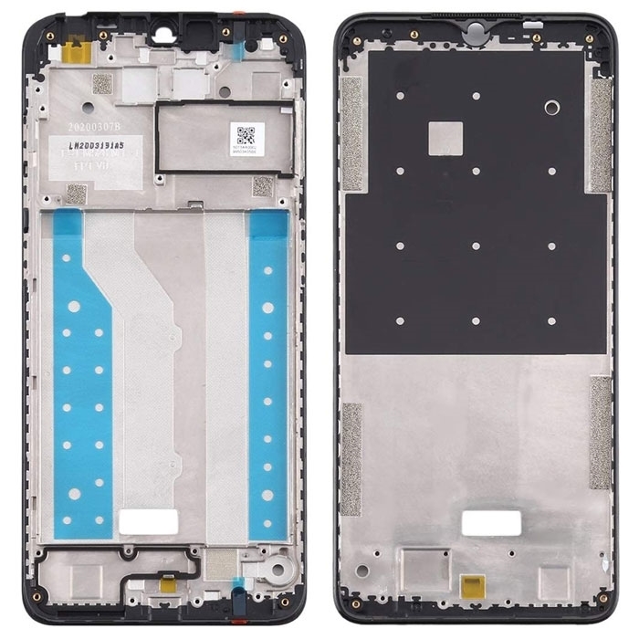 LCD Front Frame for Nokia 5.3 - Color: Black