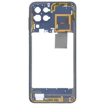 Middle Frame with Flex for Samaung Galaxy M33 - Color: Blue
