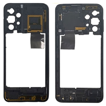 Middle Frame with Flex for Samaung Galaxy A23 - Color: Black