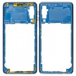 Γνήσιο Μεσαίο Πλαίσιο/Middle Frame για Samsung Galaxy A7 A750F 2018 GH98-43585D - Χρώμα: Μπλε