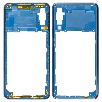 Original Middle Frame for Samsung Galaxy A7 A750F 2018 GH98-43585D - Color: Blue