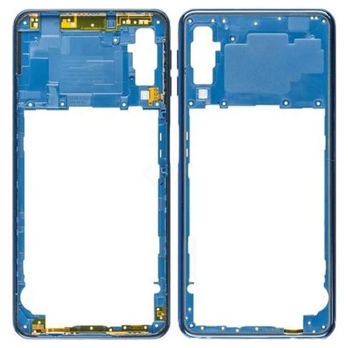 Original Middle Frame for Samsung Galaxy A7 A750F 2018 GH98-43585D - Color: Blue