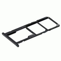 Υποδοχή κάρτας SIM Tray για Samsung Galaxy M11 -  Χρώμα: Μαύρο