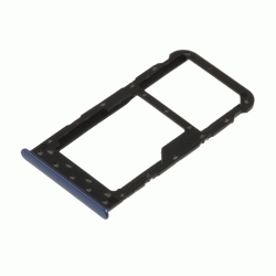 Υποδοχή κάρτας SIM Tray για Huawei P SMART -  Χρώμα: Μπλε