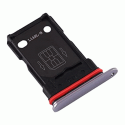 Υποδοχή κάρτας SIM Tray για Oneplus 8T -  Χρώμα: Ασημί