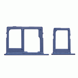 Υποδοχή κάρτας Single SIM Tray για Samsung Galaxy A600 -  Χρώμα: Μπλε