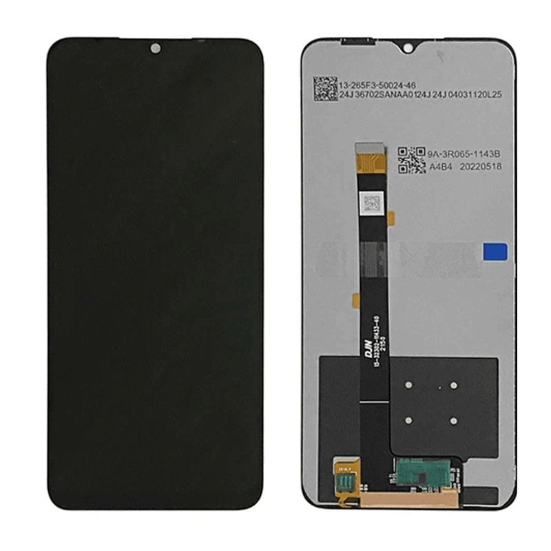 LCD Display With Touch Mechanism for BlackView A55 Pro - Color: Black